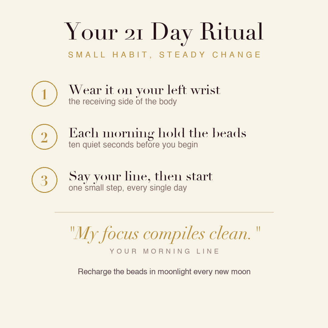 Innovation & Logic Bracelet 21 day ritual