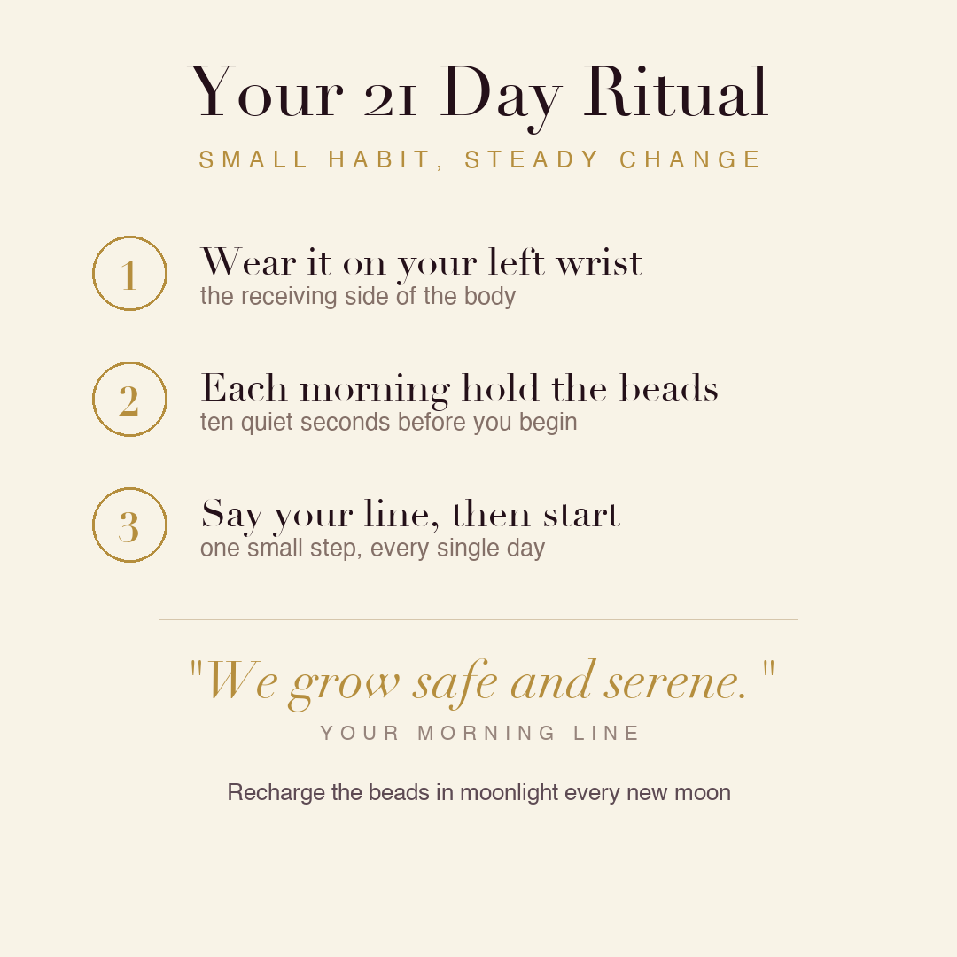 Healthy Pregnancy Bracelet 21 day ritual