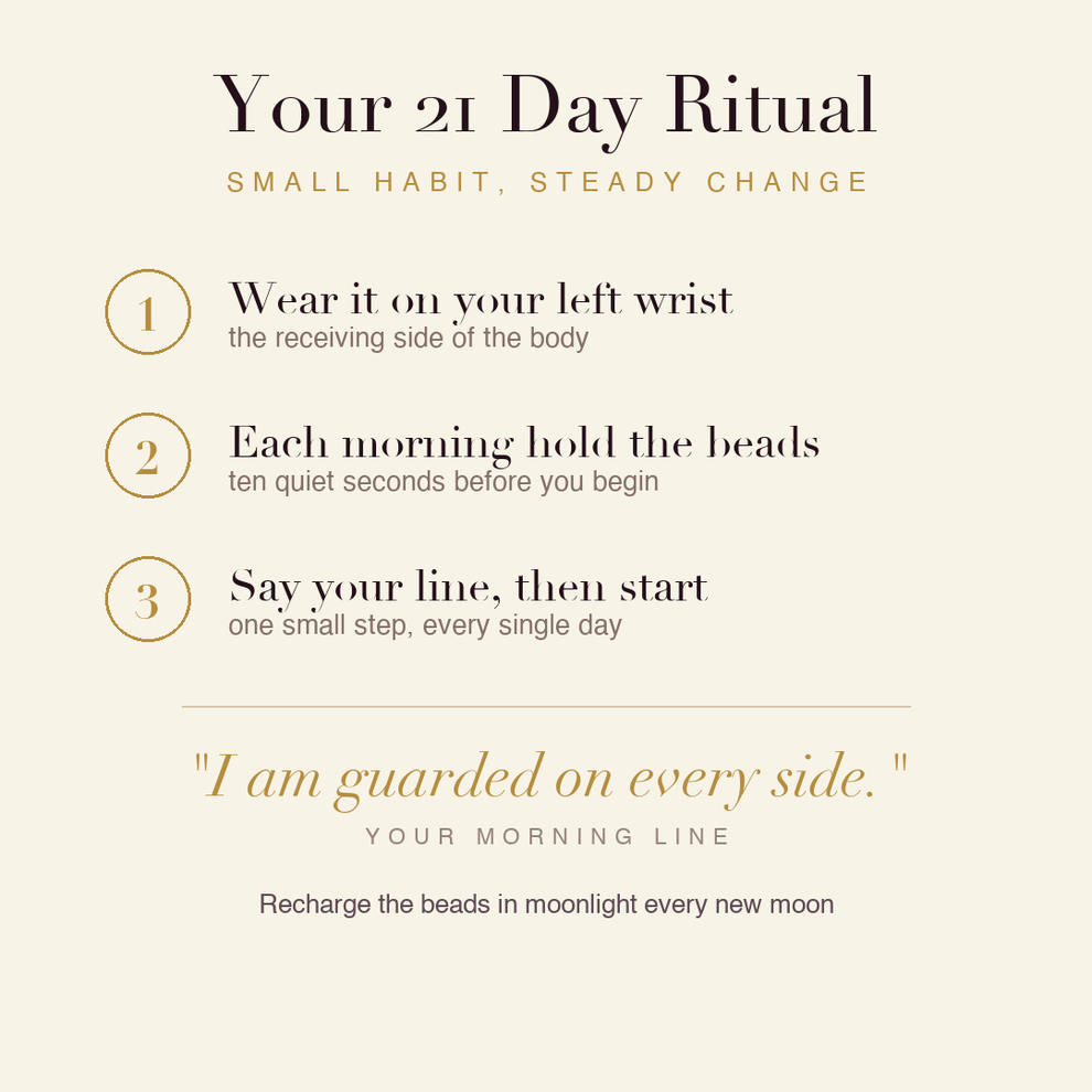 Triple Protection Bracelet 21 day ritual