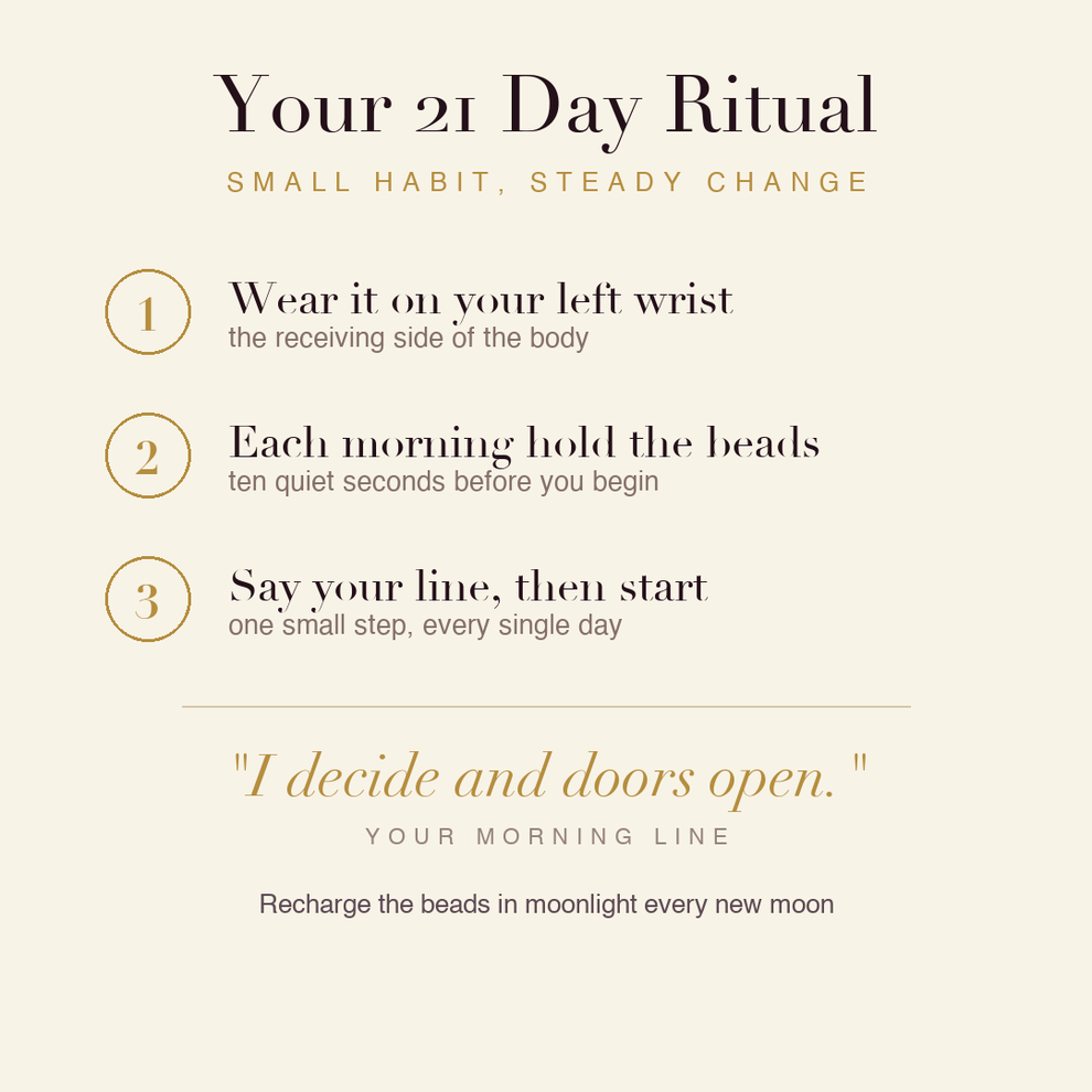Businessman's Prosperity Bracelet 21 day ritual