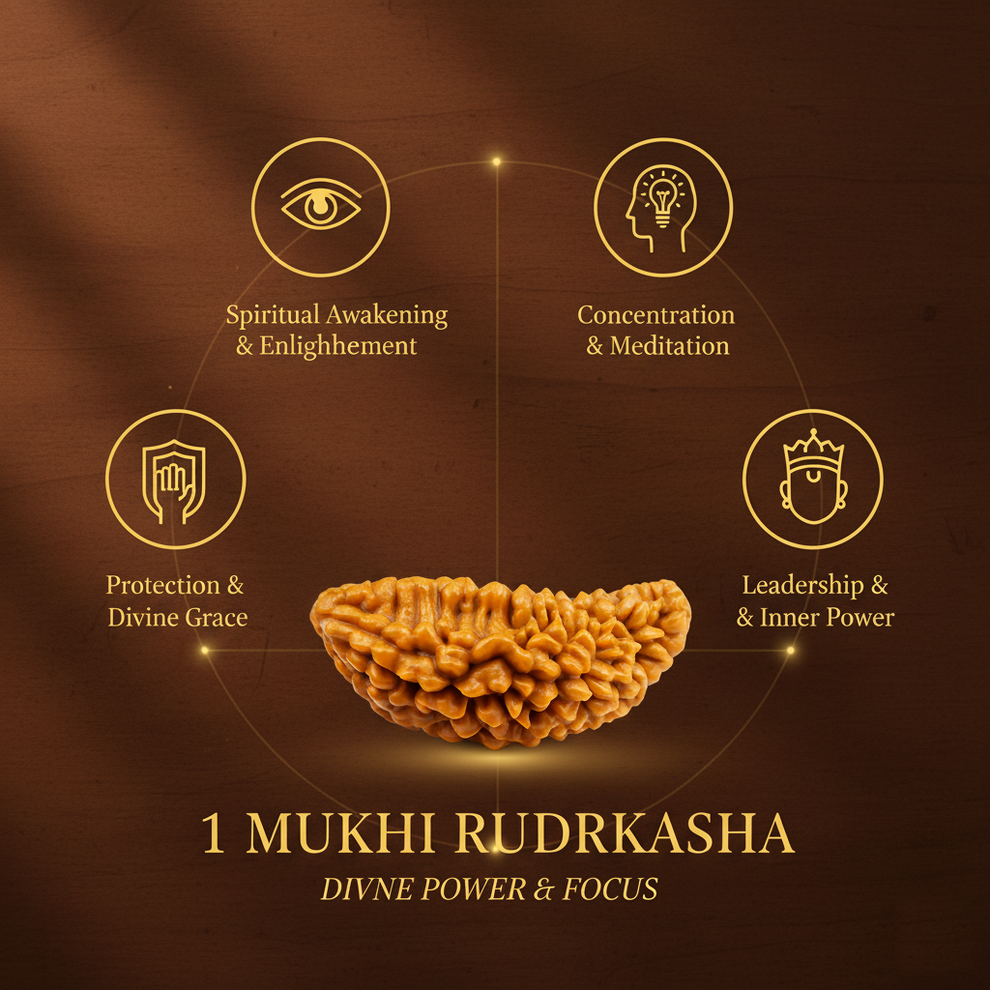 Benefits of 1 Mukhi Rudraksha