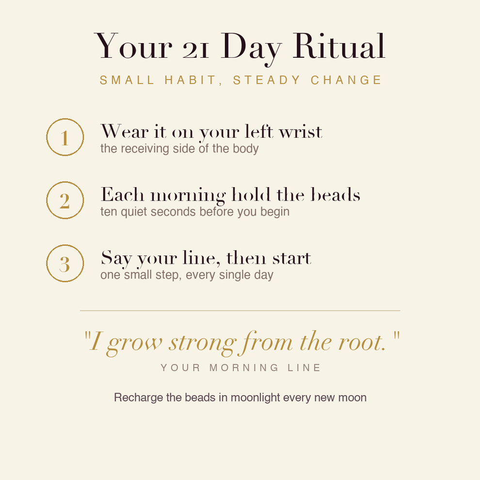 Hair & Scalp Health Bracelet 21 day ritual