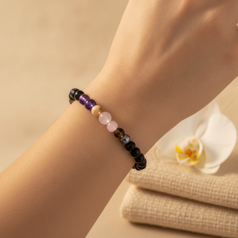 Cancer Support Bracelet in use