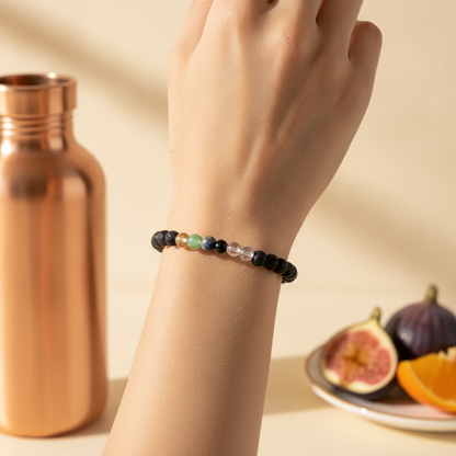 Health & Well-being Bracelet in use