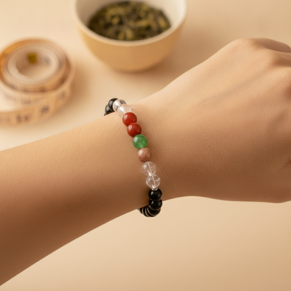 Weight Management Bracelet in use