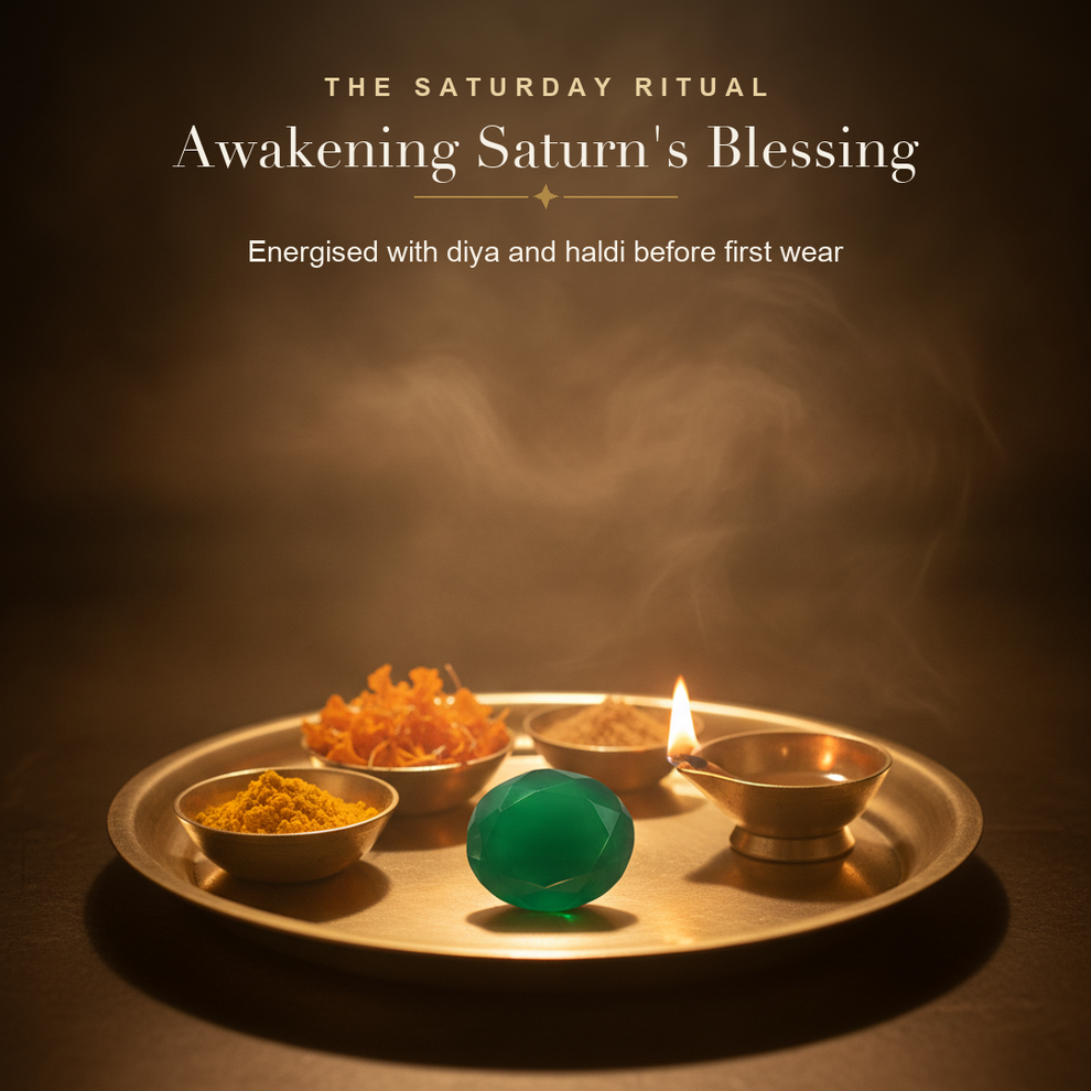 Green Onyx — energised ritual