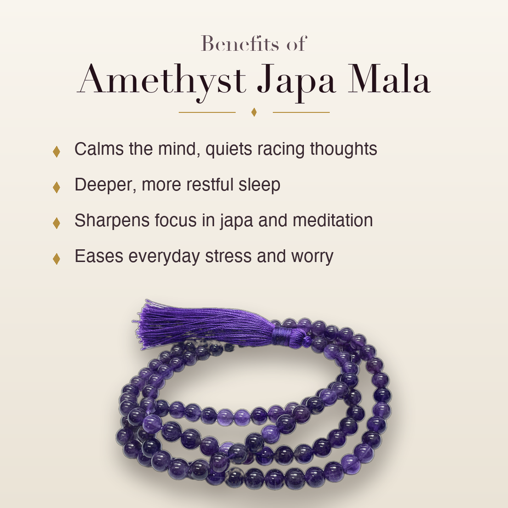 Benefits of Amethyst Japa Mala