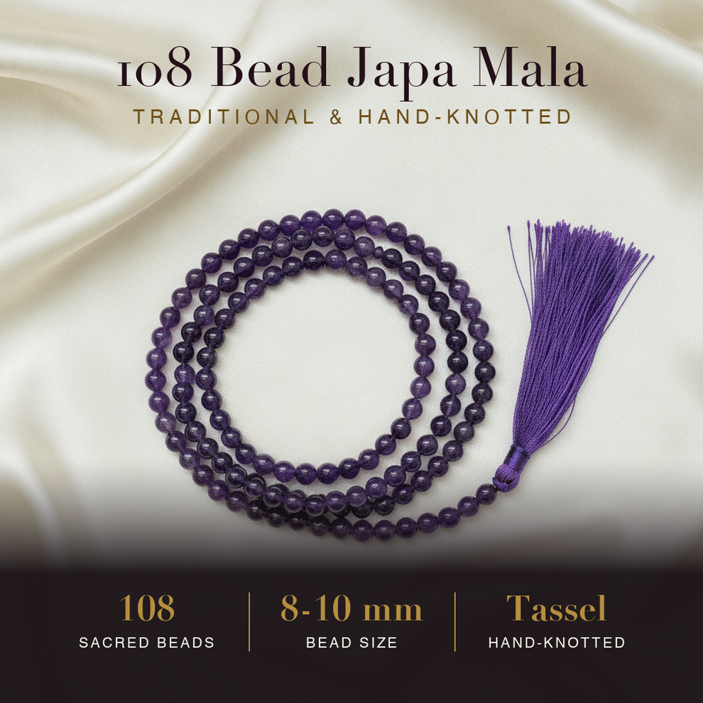 Amethyst Japa Mala - specifications