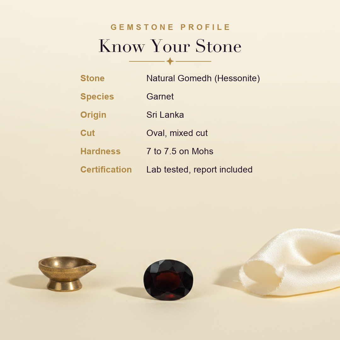 Gomedh (Hessonite) — gemstone profile