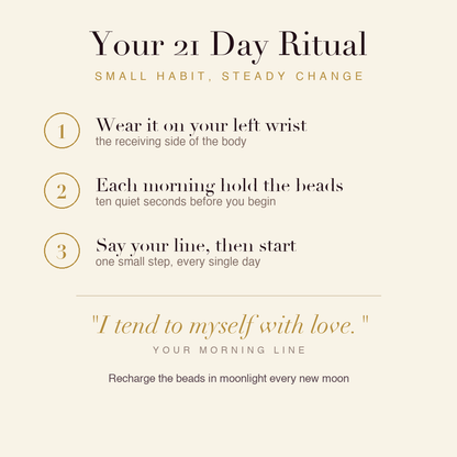 Hydration & Comfort Bracelet 21 day ritual