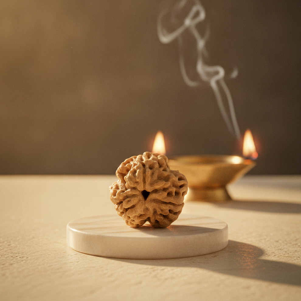 3 Mukhi Rudraksha — lifestyle hero