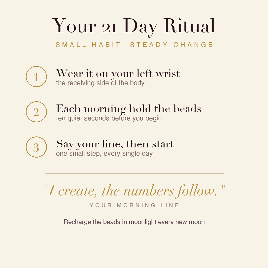 Creator's Success Bracelet 21 day ritual