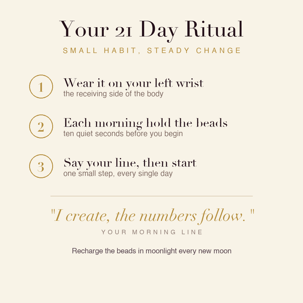 Creator's Success Bracelet 21 day ritual