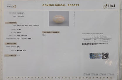 Fire Opal Stone (Medium) - Australian