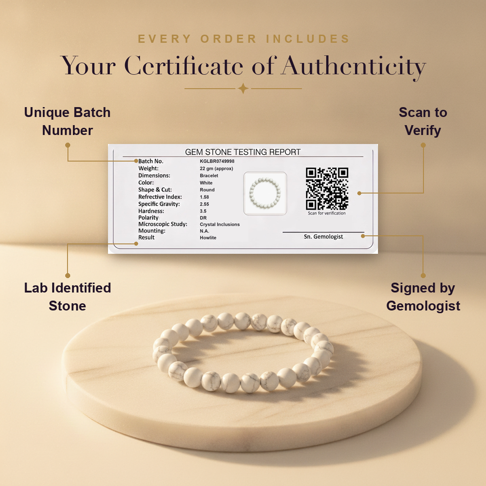 Certificate — Howlite