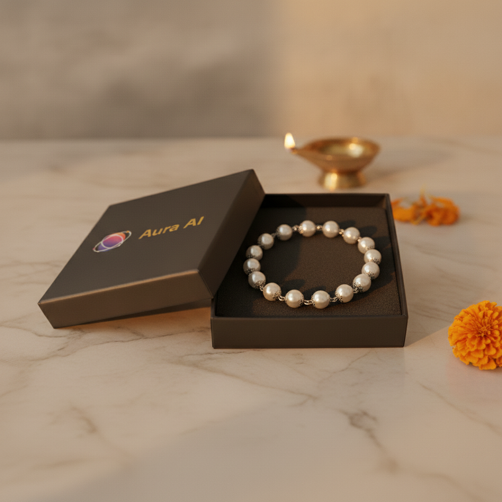 Premium packaging — Silver Pearl Bracelet