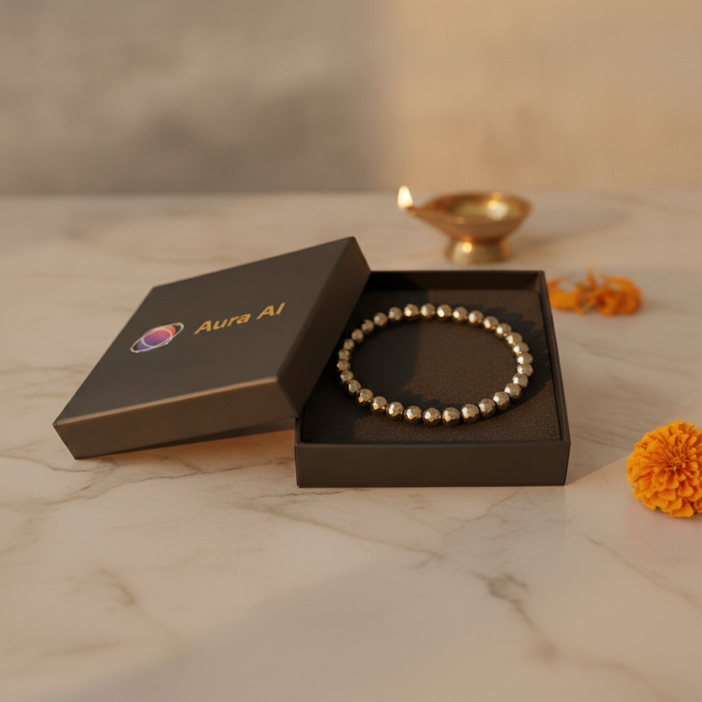 Premium packaging — Pyrite Bracelet