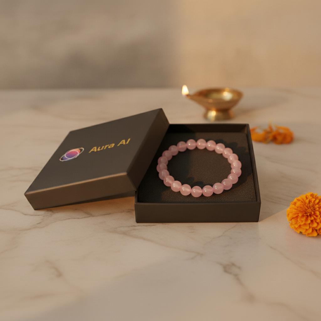 Premium packaging — Rhodonite Bracelet