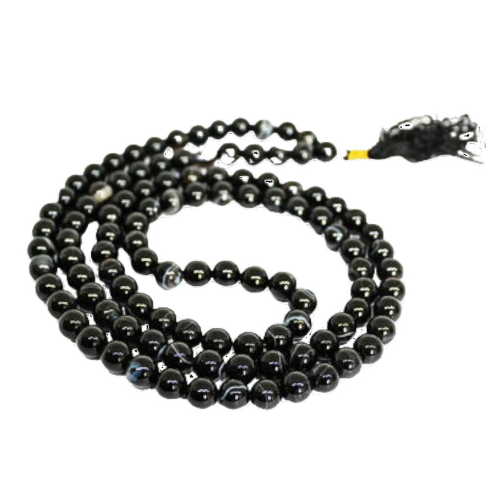Aura Sulemani Hakik Jap Mala (108 Beads, Energised)