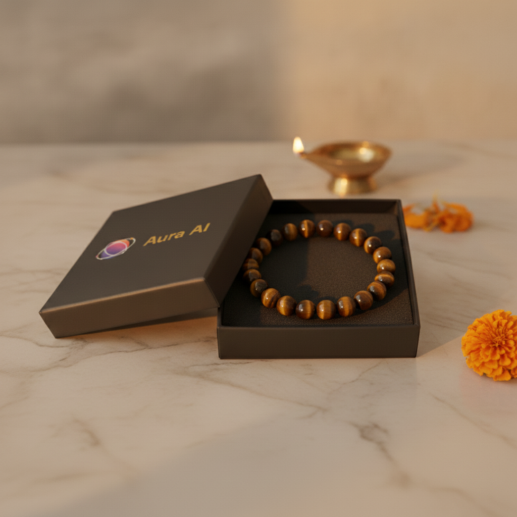 Premium packaging — Tiger Eye Bracelet