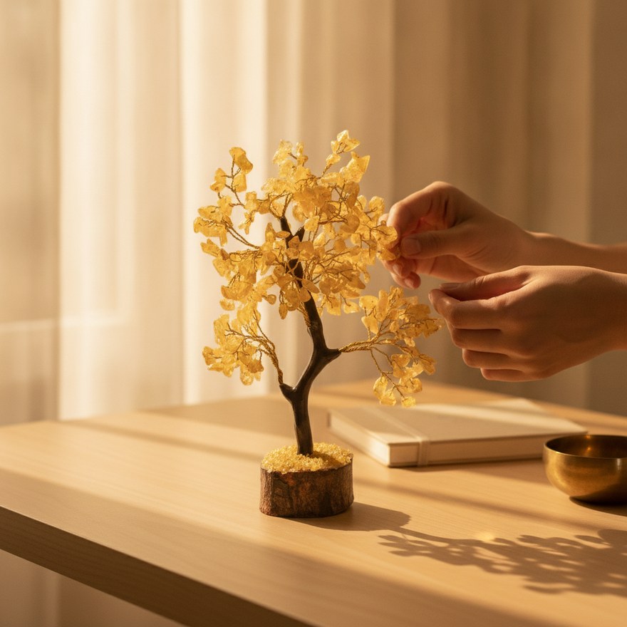 Citrine Crystal Tree